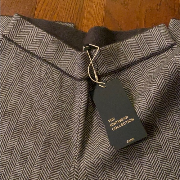 Zara Wideleg Knit Pants - Picture 4 of 4